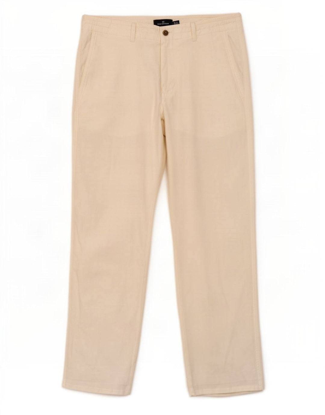 Marks & Spencer Pantalones chinos rectos Blue Harbor para hombre W34 L29 Blanco