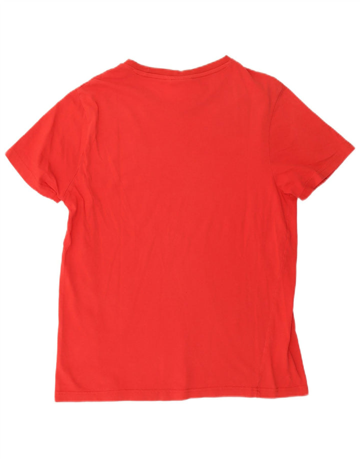 Fila Camiseta para mujer Top UK 14 Medium Red Cotton