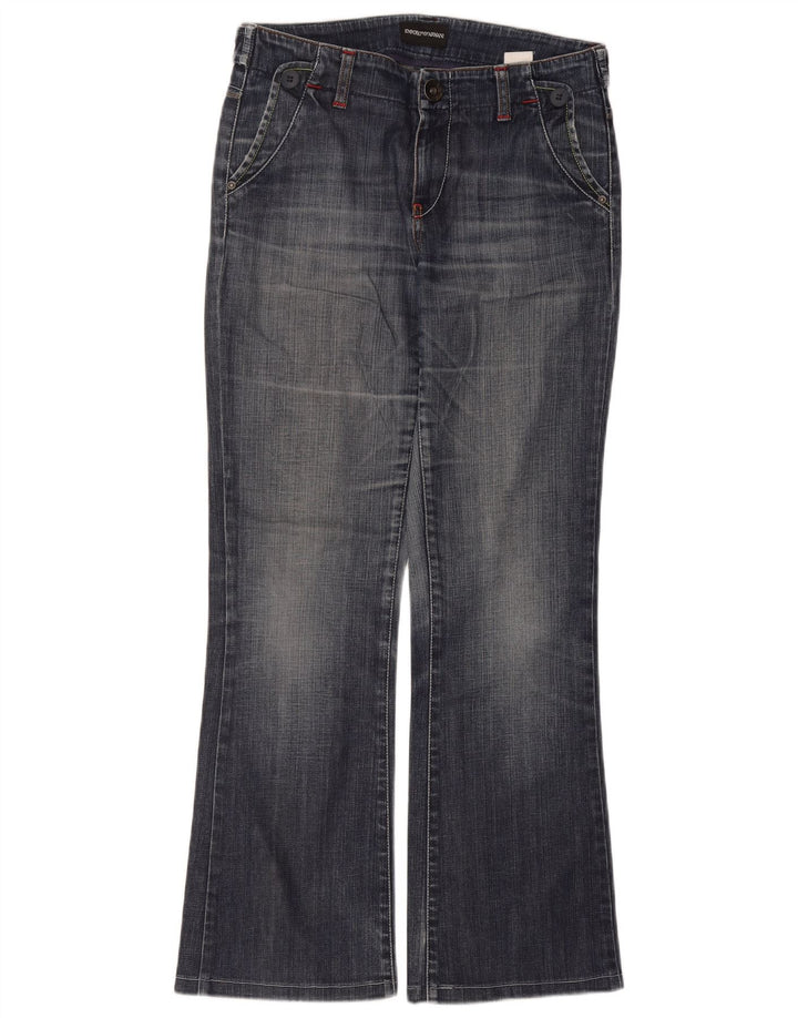 Emporio Armani Jeans Bootcut Mujer W27 L29 Algodón Azul