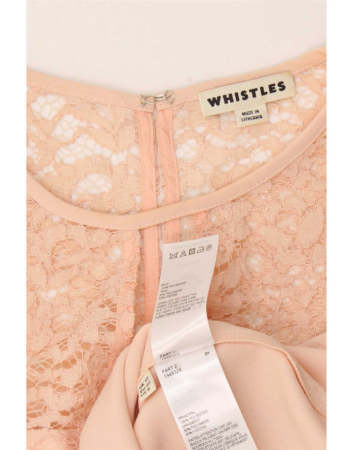 Whistles Blusa para mujer Top UK 44 Poliéster rosa medio