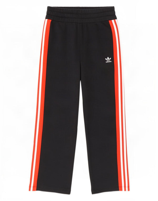 Adidas Pantalones de chándal para mujer UK 10 Small Black Colourblock Cotton