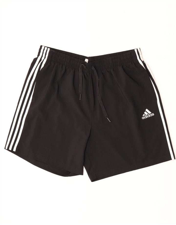 Adidas Pantalones cortos deportivos para hombre 2XL Poliéster negro