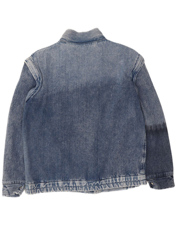Chaqueta vaquera vintage para hombre IT 48 Azul medio