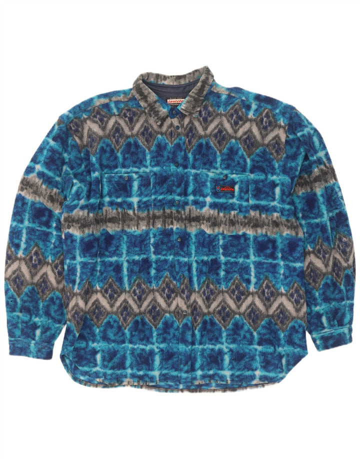 Camisa polar para hombre Invicta XL Azul Argyle/Diamond Poliéster
