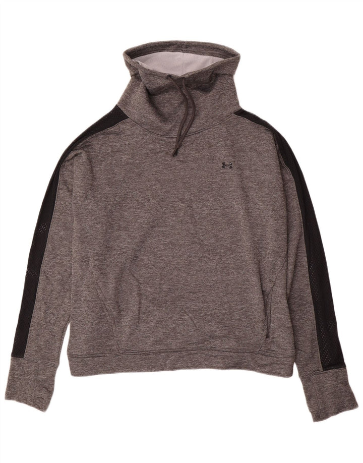 Under Armour Sudadera holgada para mujer, jersey, UK 46, poliéster gris grande