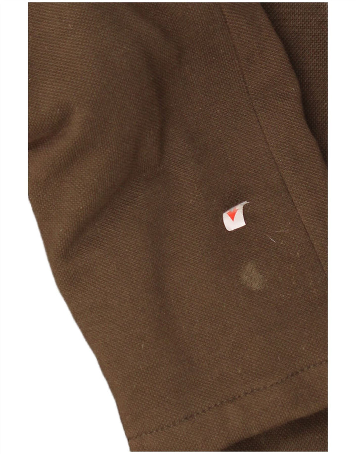 Zara Chaqueta Cortavientos Hombre UK 38 Medium Caqui Algodón