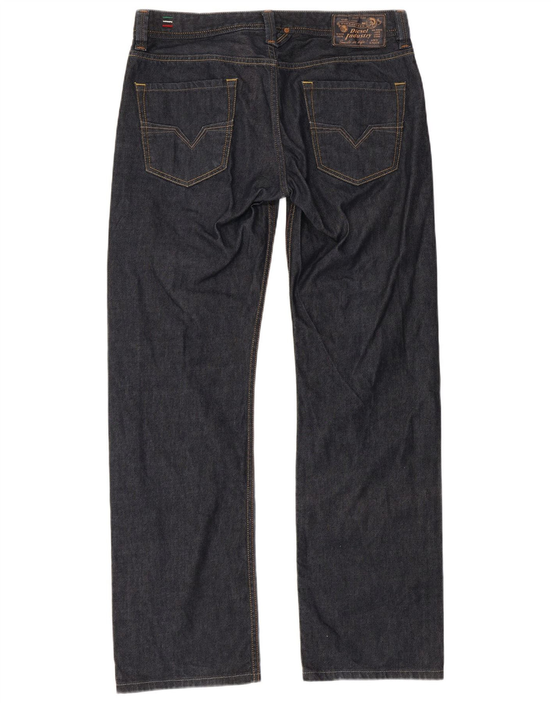 DIESEL Vaqueros rectos de corte regular Larkee para hombre W32 L32 Algodón azul marino