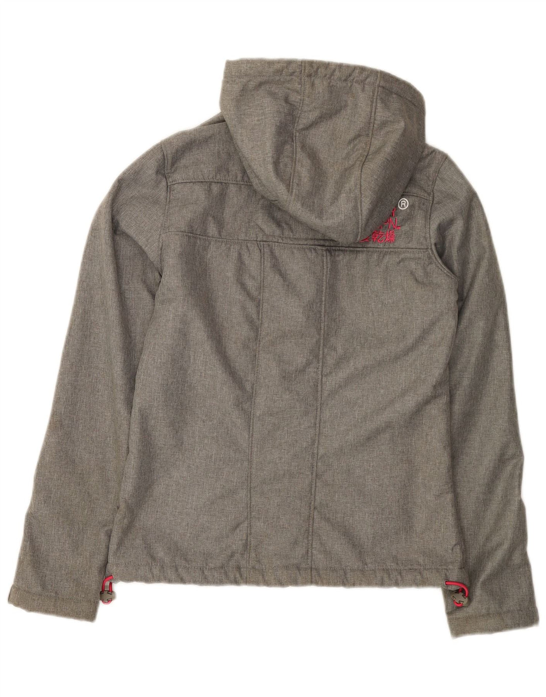 SUPERDRY Chaqueta cortavientos The Windtrekker Graphic para mujer UK 6 XS Gris