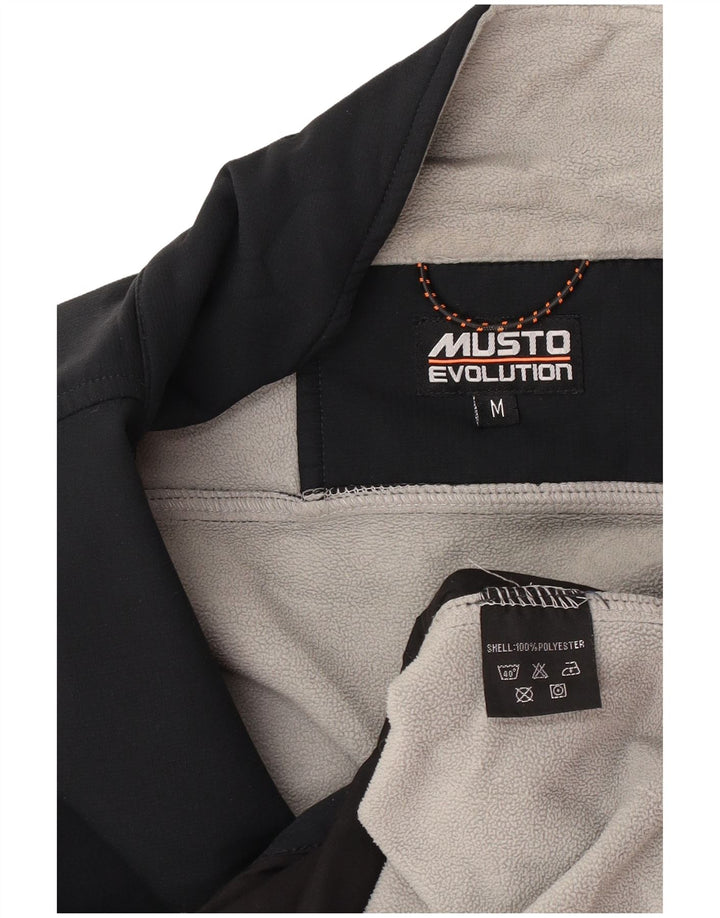 Musto Chaqueta cortavientos para hombre UK 38 Mediano Negro Poliéster