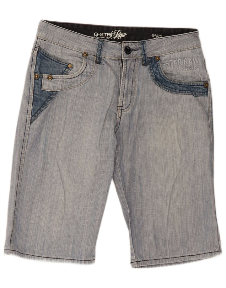 G-Star Shorts De Mezclilla Con Gráficos Para Hombre W32 Algodón Azul Medio