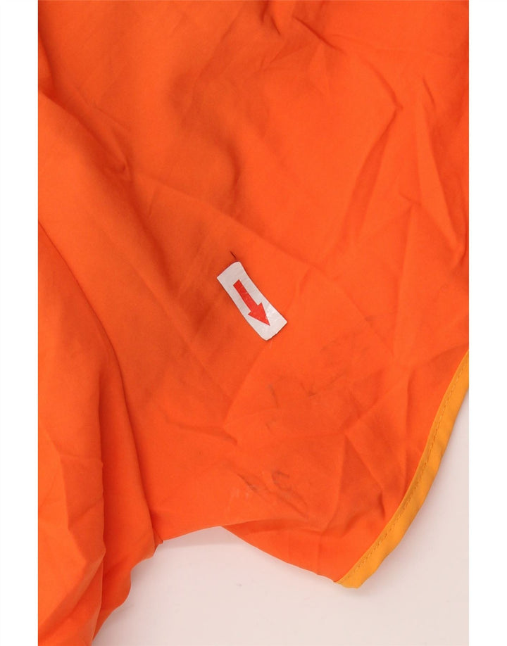 NIKE Pantalones cortos deportivos para mujer US 4/6 Pequeño Naranja Colorblock Poliéster