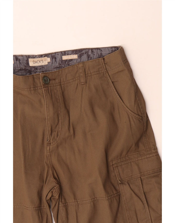DACK'S Pantalones cortos cargo de ajuste regular para hombre W36 Algodón beige grande