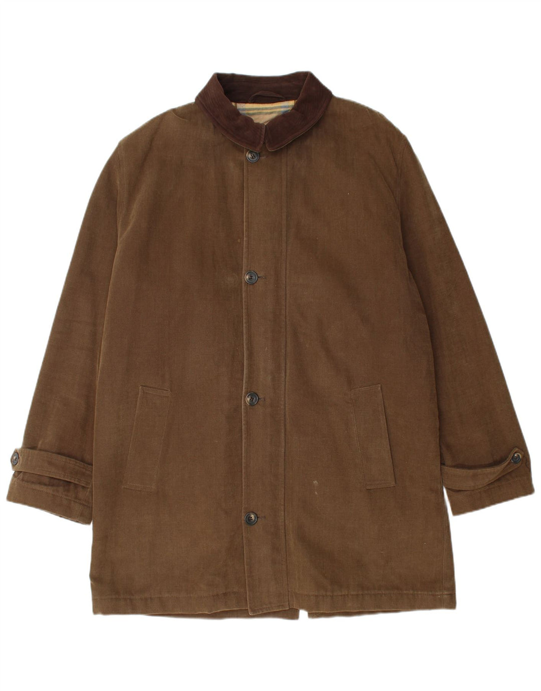 Magee Abrigo para hombre Reino Unido 42 Grande Caqui Algodón