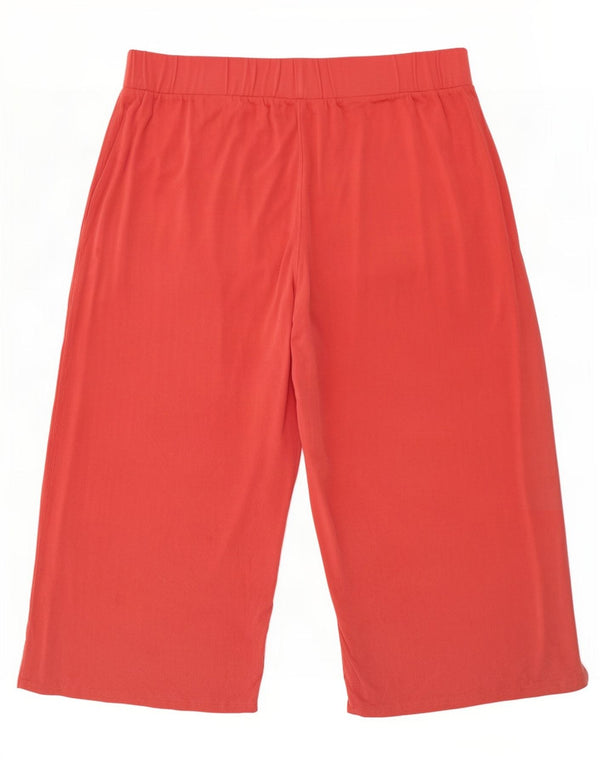 Marks & Spencer Pantalones de Chándal Capri para Mujer UK 40 XL Rojo Modal