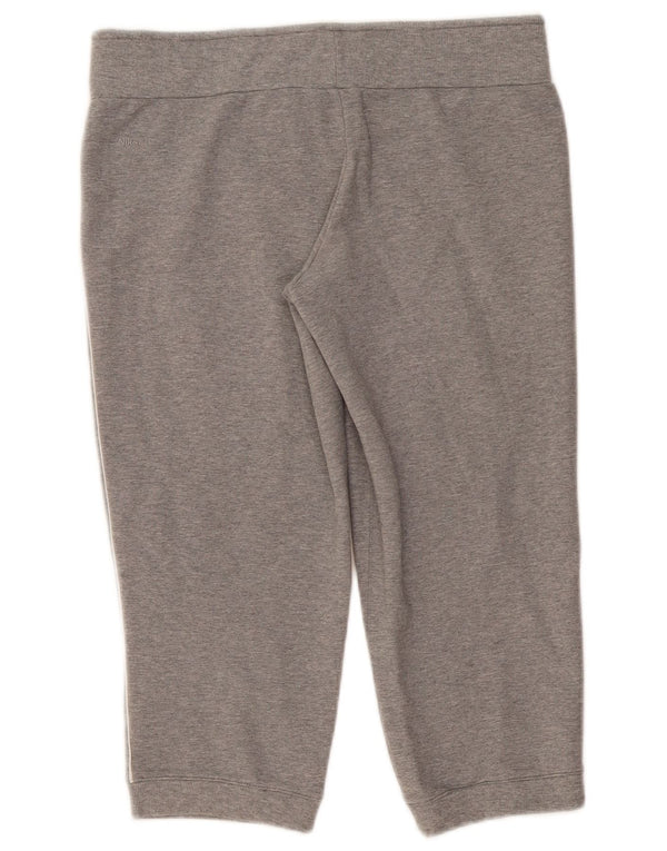 Nike Mujer Training Graphic Chándal Pantalones Joggers UK 8/10 Small Gris
