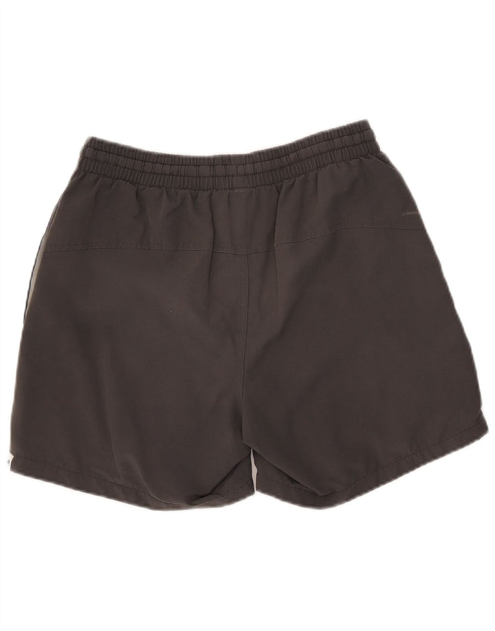 Adidas Mens Climalite Graphic Sport Shorts Pequeño Gris Poliéster