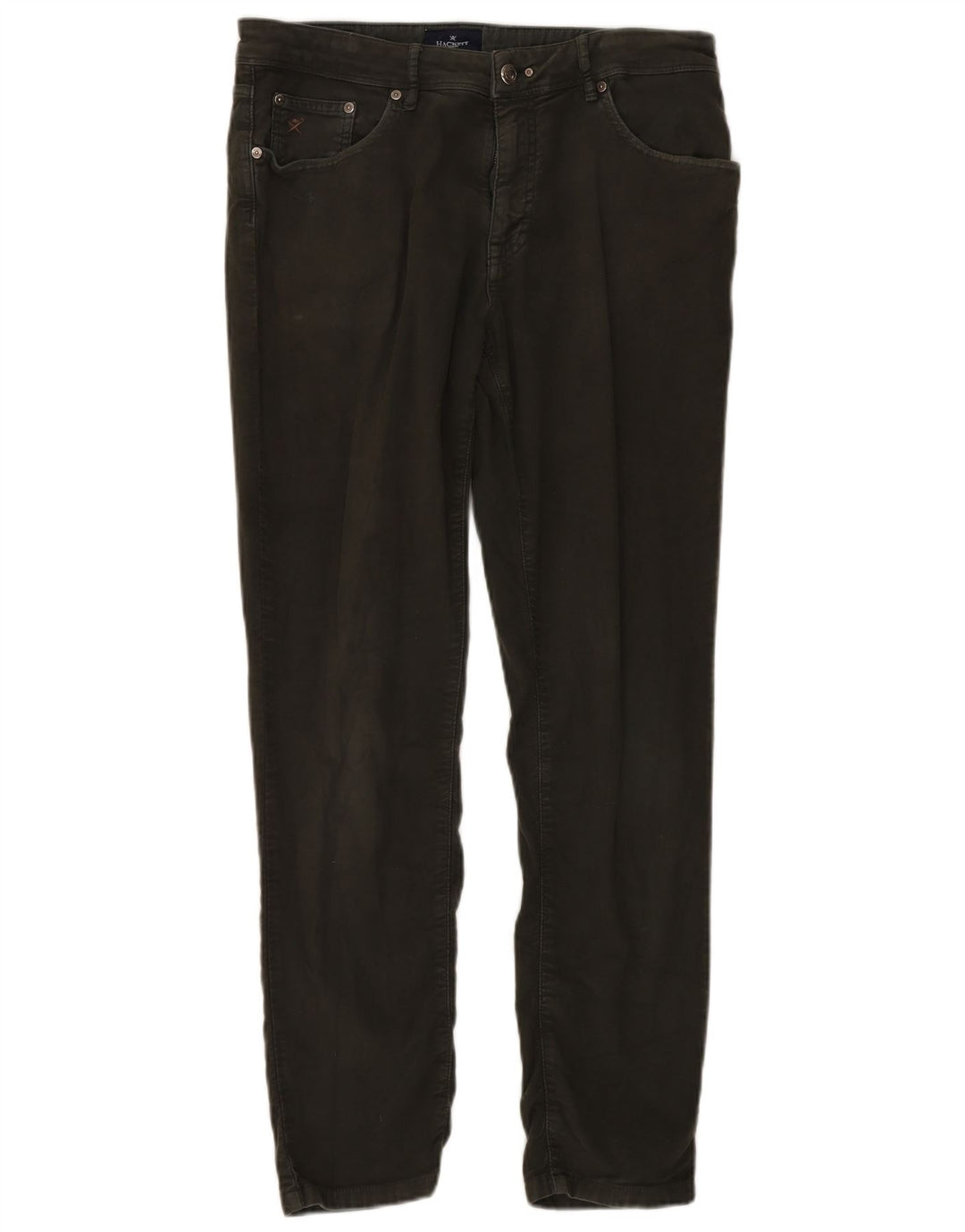 Hackett Mens Slim Casual Pantalones W34 L30 Algodón Caqui