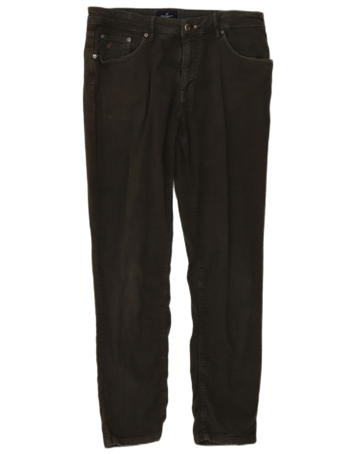 Hackett Mens Slim Casual Pantalones W34 L30 Algodón Caqui