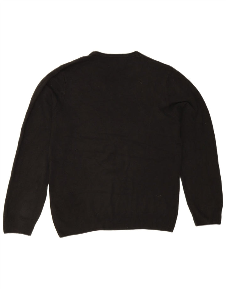 Marks & Spencer Jersey Regular Fit con Cuello en V para Hombre Acrílico Negro Medio