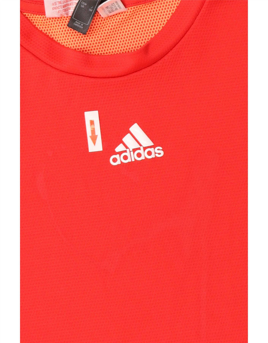 Adidas Camiseta Niño Top 13-14 Años Rojo Poliéster