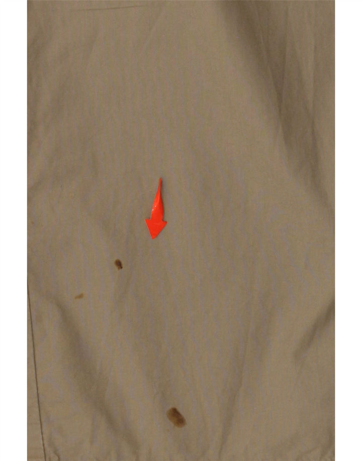 BENETTON Pantalones cargo rectos para hombre IT 52 XL W38 L34 Algodón caqui