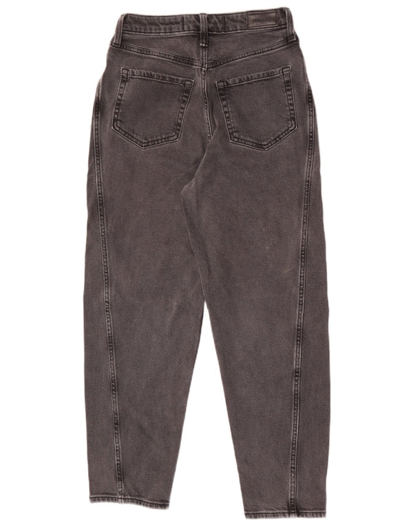 Hollister Mom High Rise Tapered Jeans para Mujer US 1 XS W25 L26 Negro