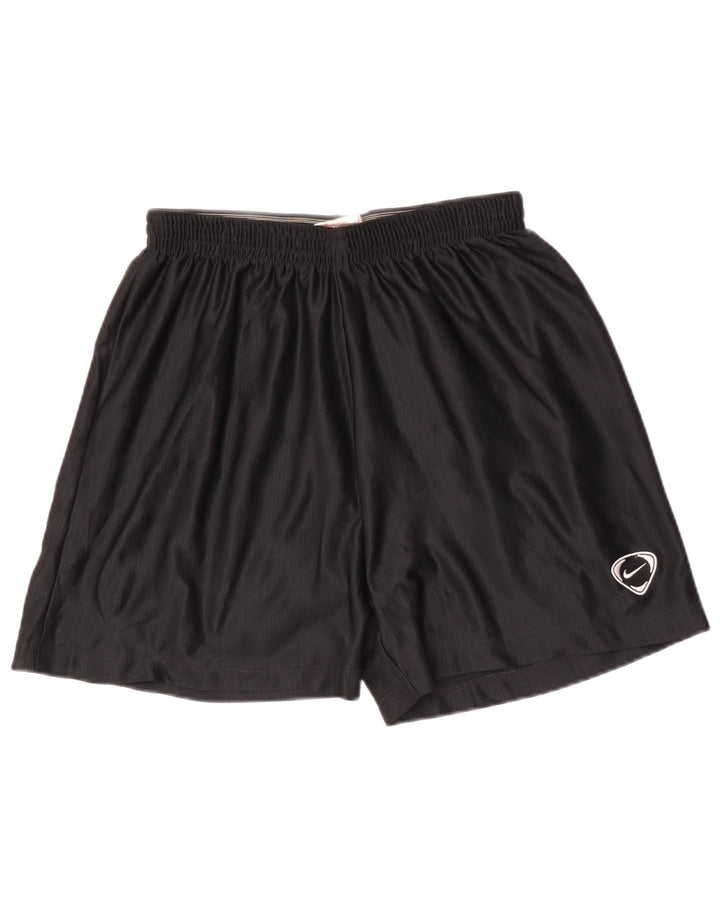 Nike - Pantalones cortos deportivos para hombre, talla grande, poliéster negro
