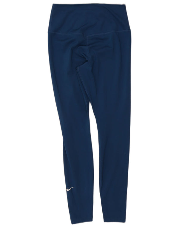 Nike Leggings Dri Fit para mujer UK 8 Small Poliéster azul marino