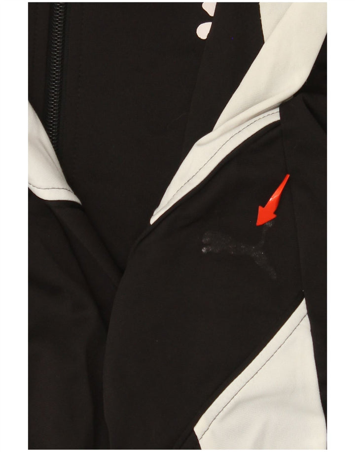 Puma Hombre Chándal Top Chaqueta Grande Negro Colorblock Poliéster