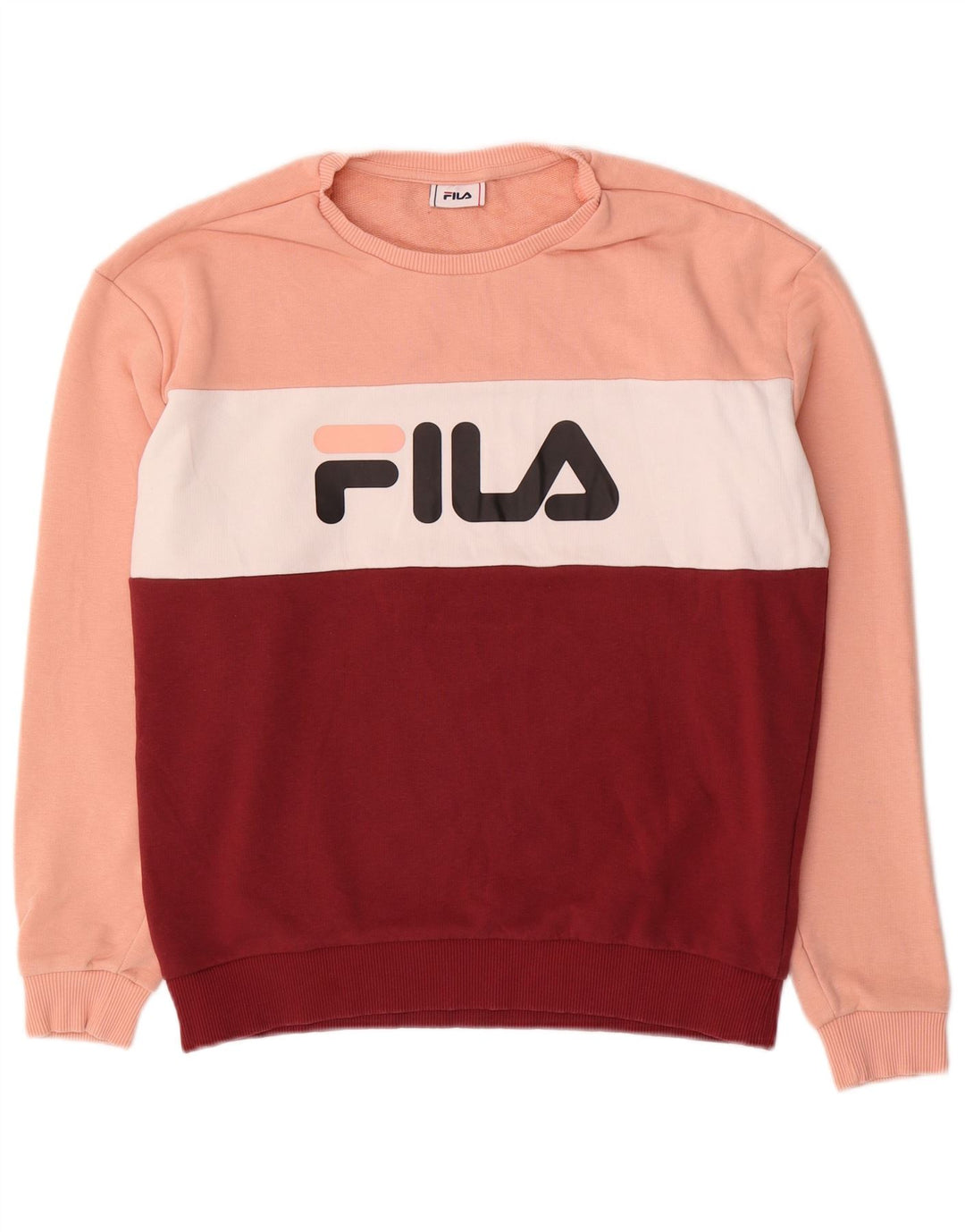 FILA Sudadera Jumper para Mujer UK 40 Grande Multicolor Colorblock