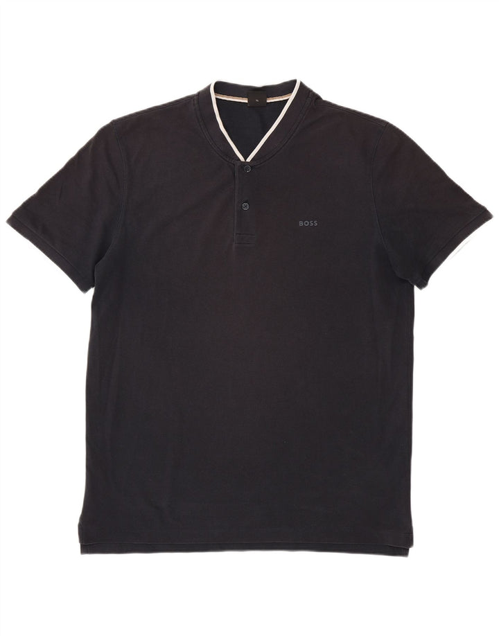 Polo Hugo Boss Hombre XL Rayas Negras