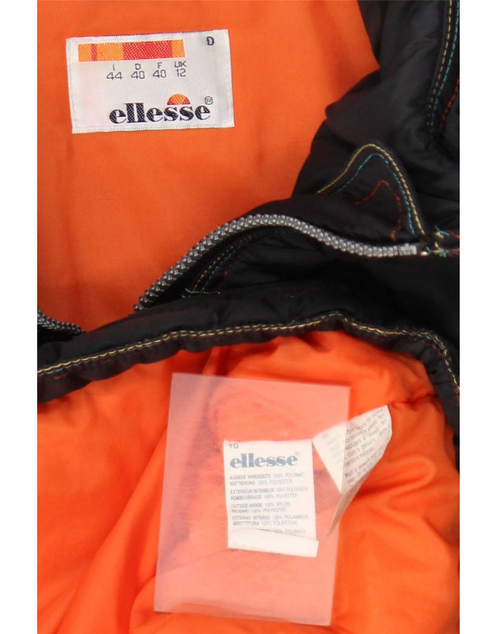 Chaqueta de esquí con capucha para mujer Ellesse UK 42 Poliamida gris medio