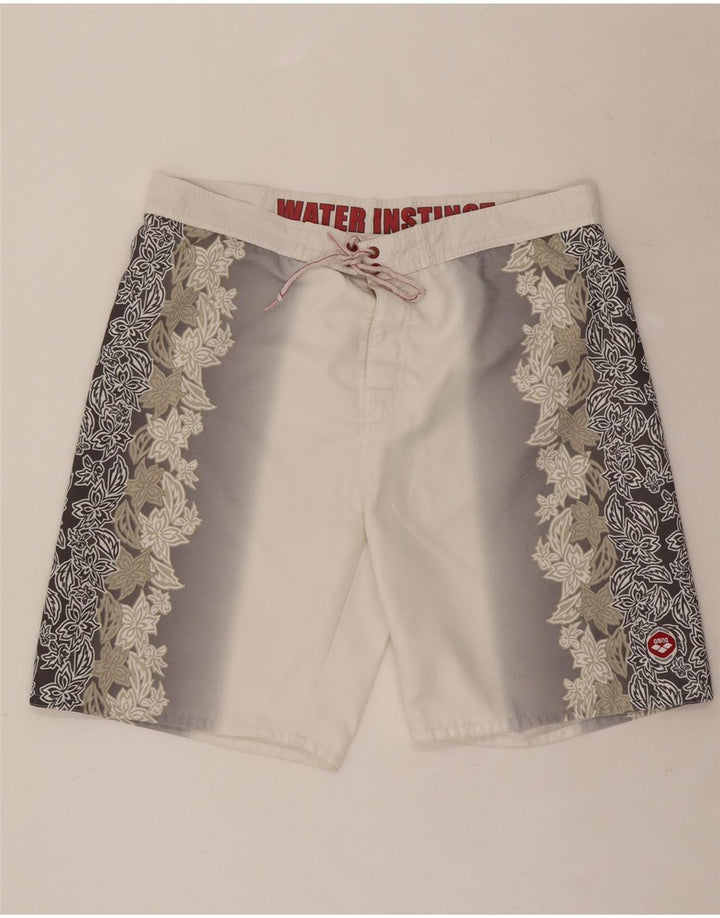 Arena Bañador Hombre Shorts 2XL Gris Floral Poliéster