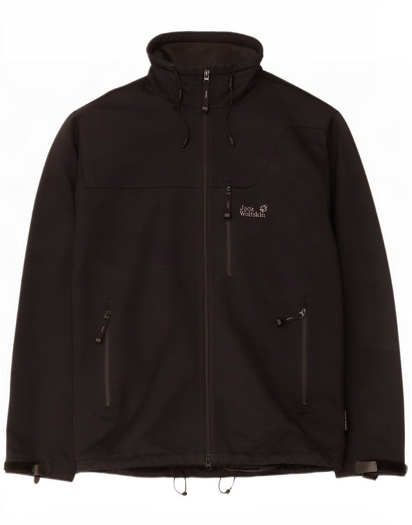 Jack Wolfskin Chaqueta cortavientos para hombre UK 48 2XL Negro Poliéster