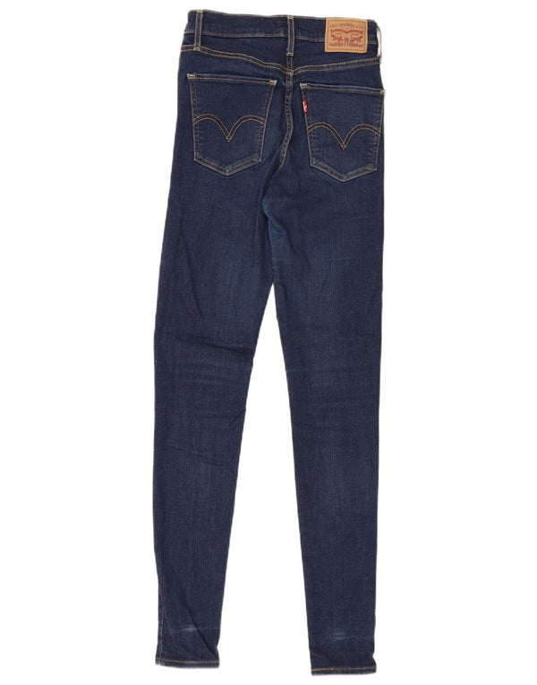 Vaqueros Levi's Mile High Super Skinny para mujer W27 L32 Algodón azul marino