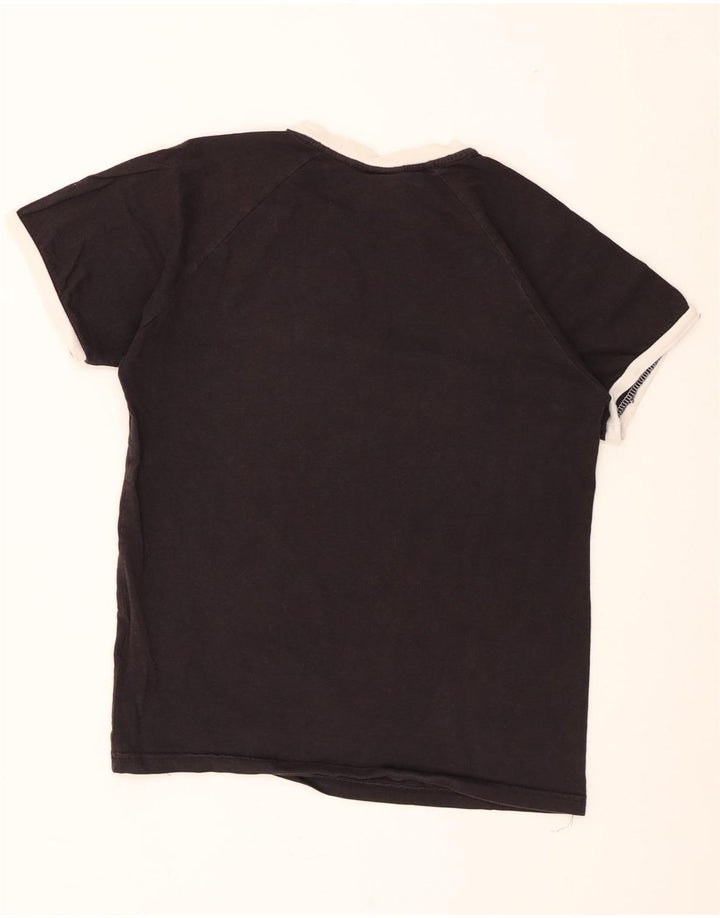 Adidas - Camiseta para hombre, talla grande, algodón negro