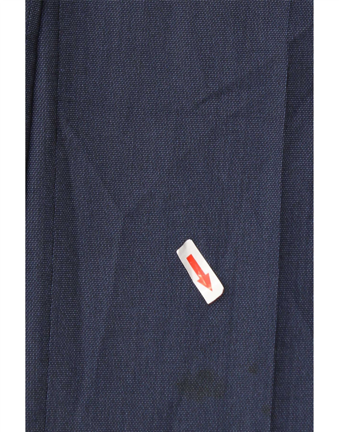 Marks & Spencer Pantalón de traje de corte regular para hombre W34 L31 Poliéster azul marino