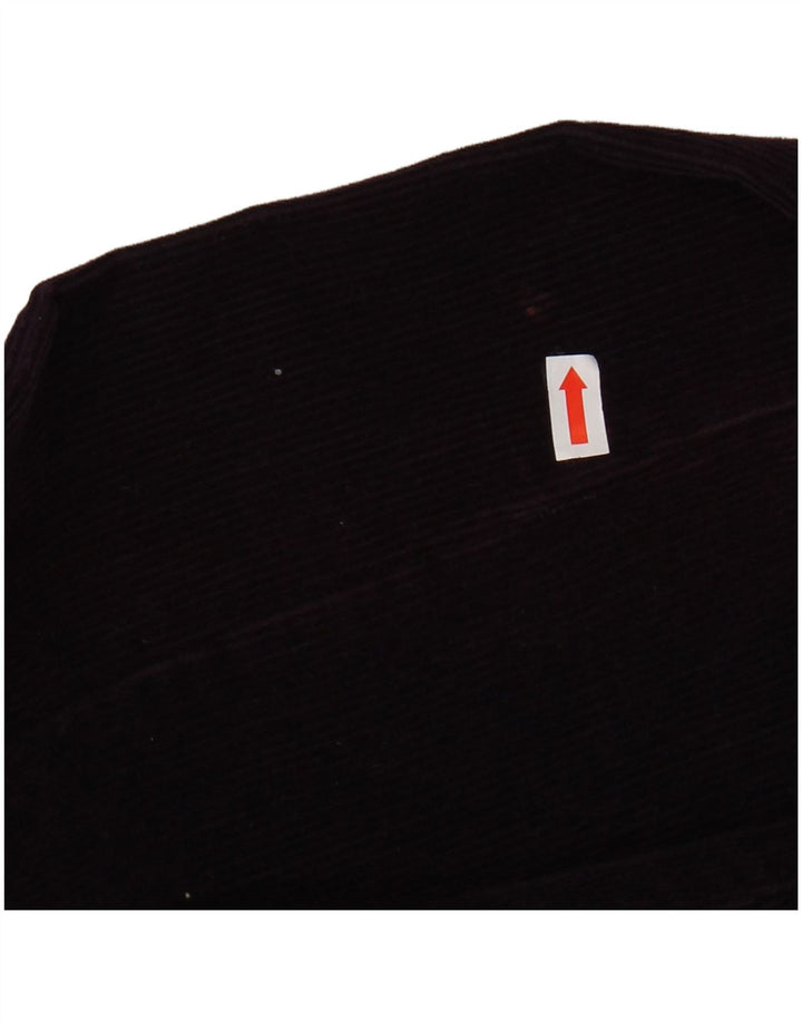 ROCKY Chaqueta tipo blazer de pana con 5 botones para mujer UK 44 Algodón morado mediano