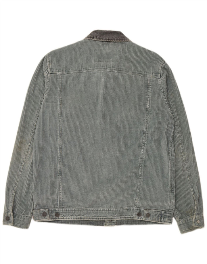 Billabong Chaqueta de pana para hombre UK 38 Algodón azul medio