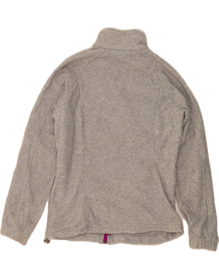 COLUMBIA Womens Fleece Jacket UK 10 Small Grey Polyester Vintage Columbia and Second-Hand Columbia from Messina Hembry 
