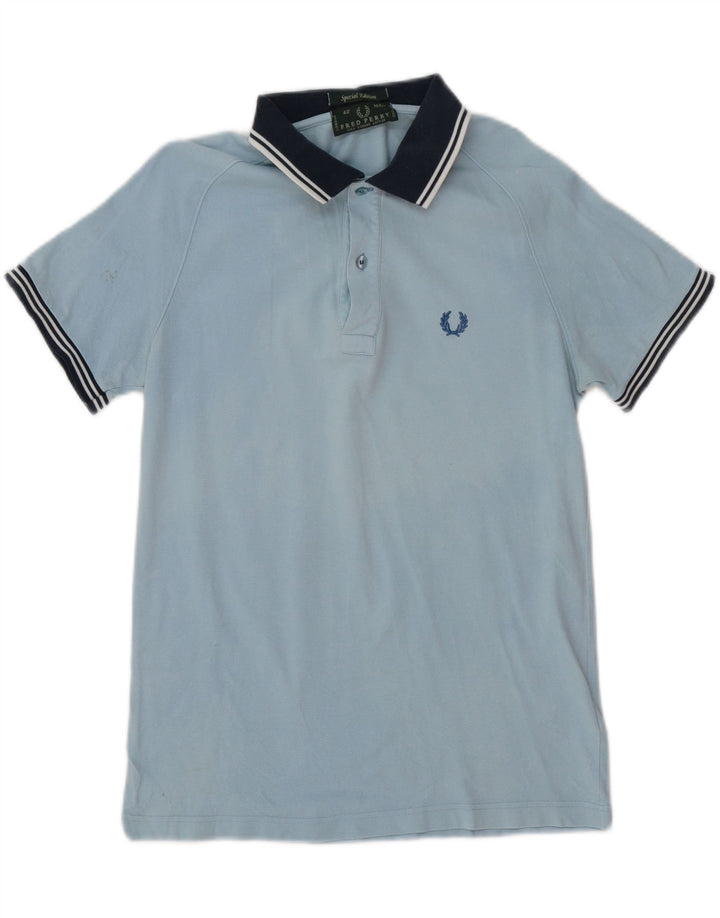 Fred Perry Polo De Rugby Para Hombre De Algodón A Rayas Azul Medio