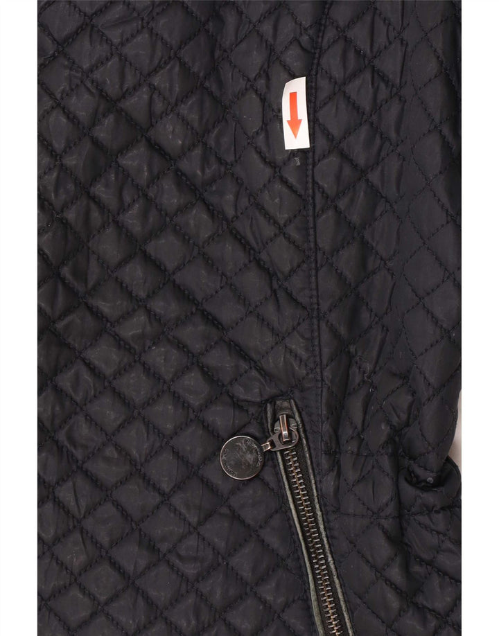 Massimo Dutti Chaleco Acolchado Mujer ES 40 XL Poliéster Negro