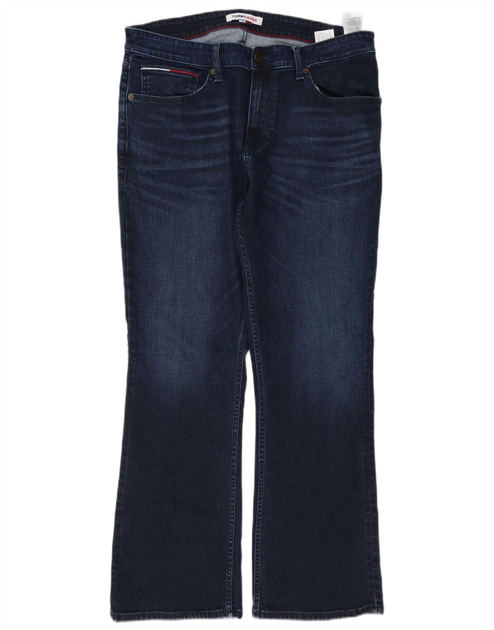 TOMMY HILFIGER Vaqueros Bootcut para hombre W34 L30 Algodón azul