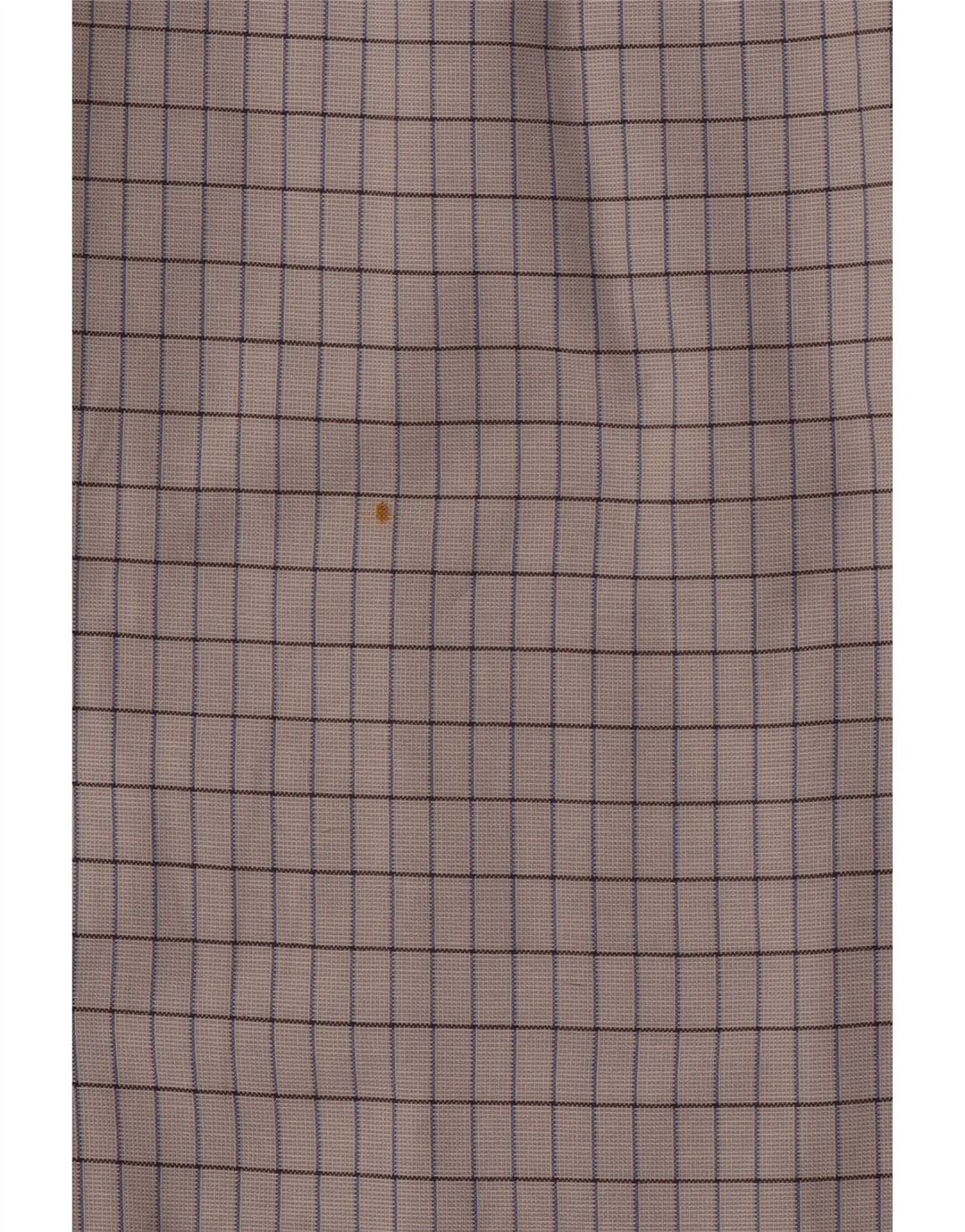 ERMENEGILDO ZEGNA Camisa para hombre Talla 41 16 Algodón a cuadros blanco roto grande