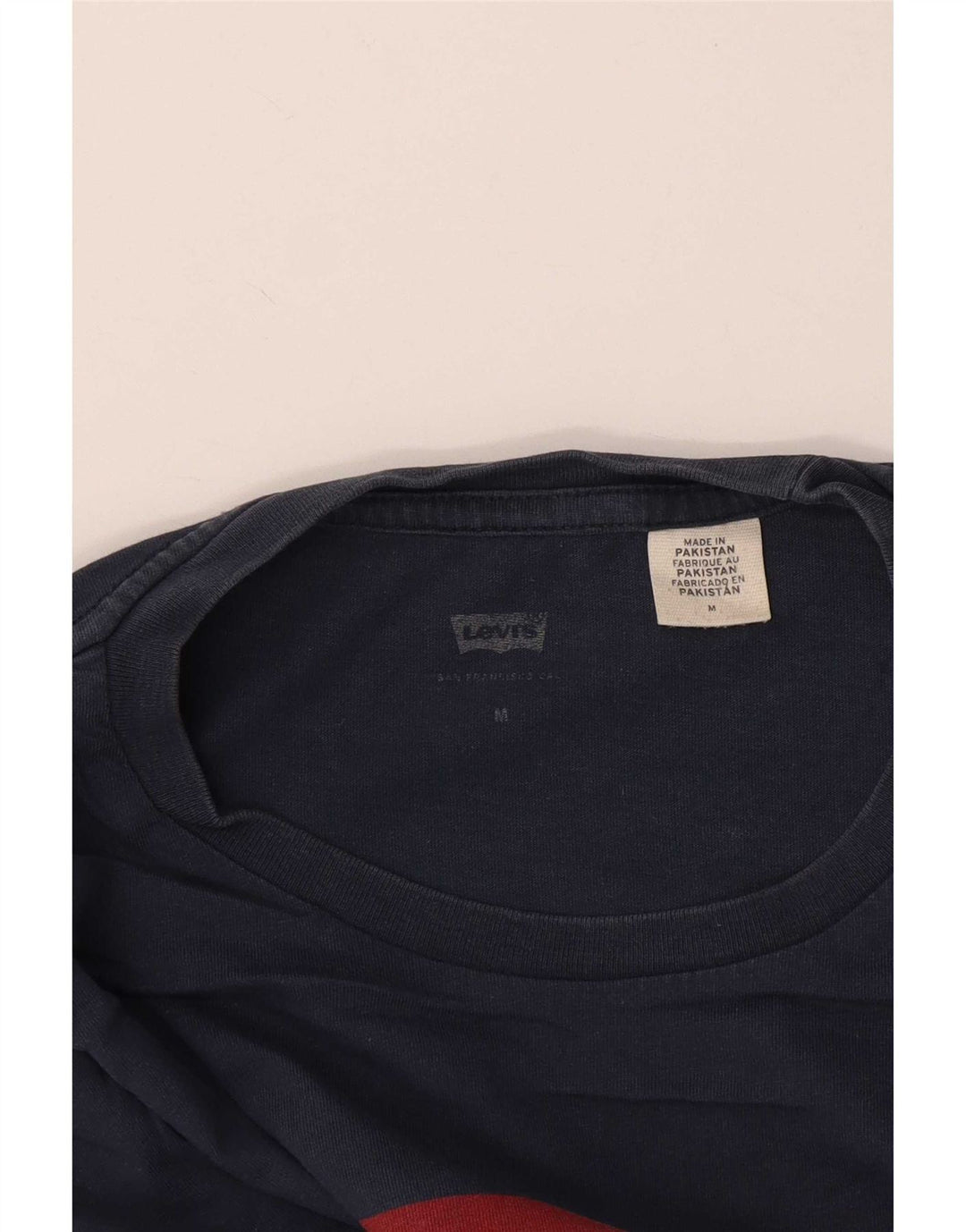 Levi's Hombre Camiseta Gráfica Top Medium Azul Marino