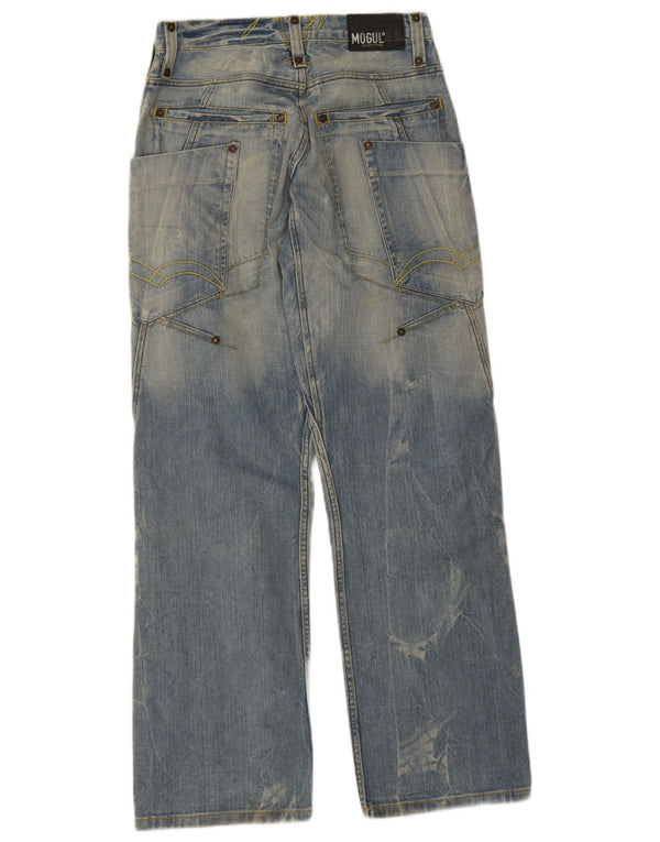 Vaqueros Mogul Cargo Sueltos para Hombre W28 L33 Algodón Azul