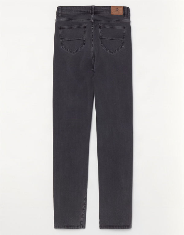 Dack's Jeans rectos para hombre IT 50 Large W32 L31 Algodón azul marino