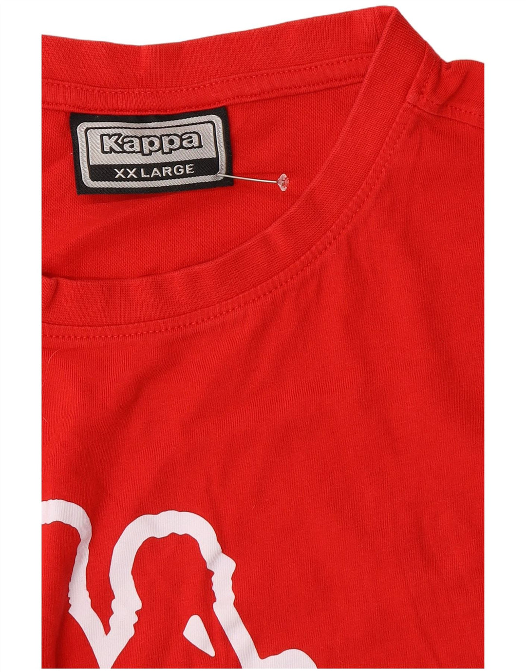 KAPPA Camiseta gráfica para hombre Top 2XL Rojo