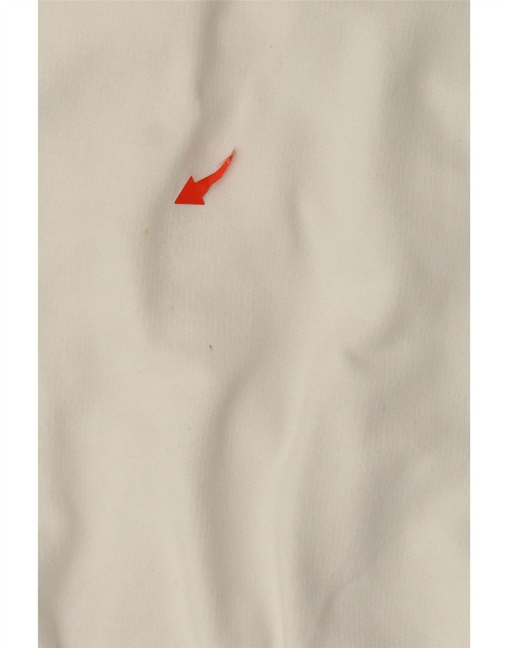 TRIGEMA Suéter tipo cárdigan para hombre pequeño de algodón blanco