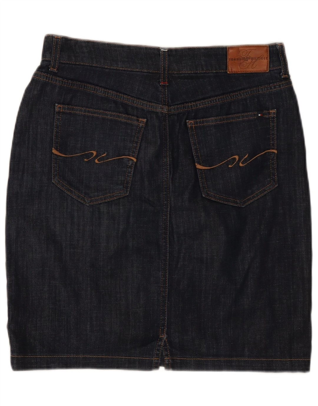 Falda Vaquera Tommy Hilfiger Mujer W28 Azul Marino Medio